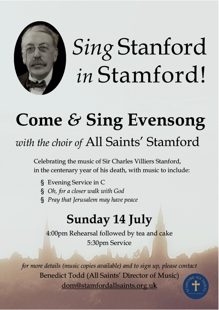 Sing Stanford in Stamford! (Poster)